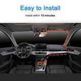Aprilboy 4K WIFI Dash Cam 2160P Car DVR Support front & rear lens Auto Car Camera with Night Vision G-Sensor 24H Parking Monitor
