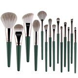 14pcs Makeup brush set Soft and fluffy makeup tools Cosmetics full set eye shadow brush powder blusher brush beauty makeup brush