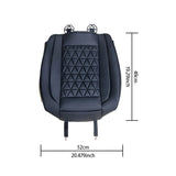 New Front Car Seat Cover PU Leather Cars Seat Cushion Automobiles Seat Protector Universal Car Chair Pad Mat Auto Accessories