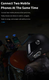 Wireless Motorcycle Helmet Headset Hands-free Call Phone Motorcycle Waterproof Earphone Music Player Moto Helmet