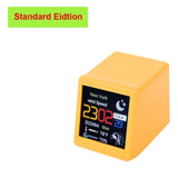 Smart Weather Clock, WIFI Weather Station for Accurate Forecasts and Bitcoin Monitoring, Creative Digital Ornaments for Desktop