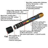 Portable Car Paint Thickness Tester Pen With Scale Indicator For Car Lak Test Bit Tester Meter Thickness Meter Gauge Tools