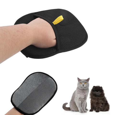 Reusable Static Removal Gloves, Double-Sided Grooming Gloves for Pets, Removes Pet Fur Hair for Carpets Pet Hair Removal Tool