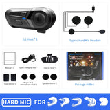 Wireless Motorcycle Helmet Headset Hands-free Call Phone Motorcycle Waterproof Earphone Music Player Moto Helmet
