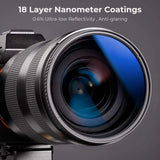 K&F Concept 67mm 77mm 82mm Nano-K CPL Camera Lens Filter Ultra Slim Optics Multi Coated Circular Polarizer with 3 Cleaning Cloth