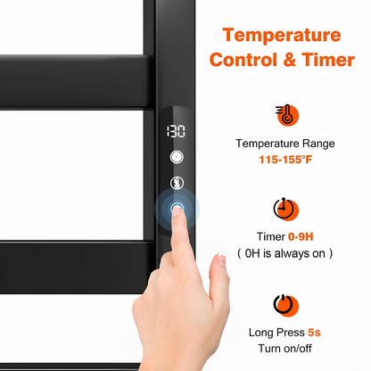 Platinum Arrow™ Heat Line – Heated Towel Stand